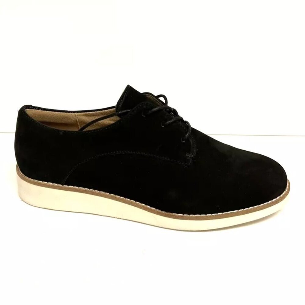 Softwalk Womens Willis Oxford Black Size 10.5 W